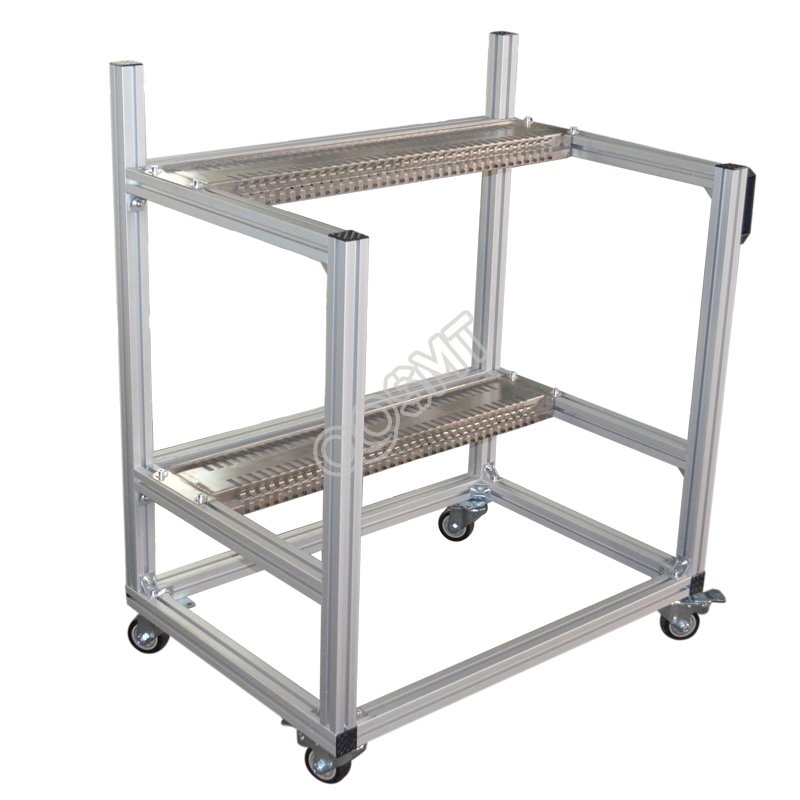 FUJI Aluminium CP Feeder Cart, Feeder Storage Cart , Feeder Trolley for FUJI CP6/CP7/XP143 Chip Mounter