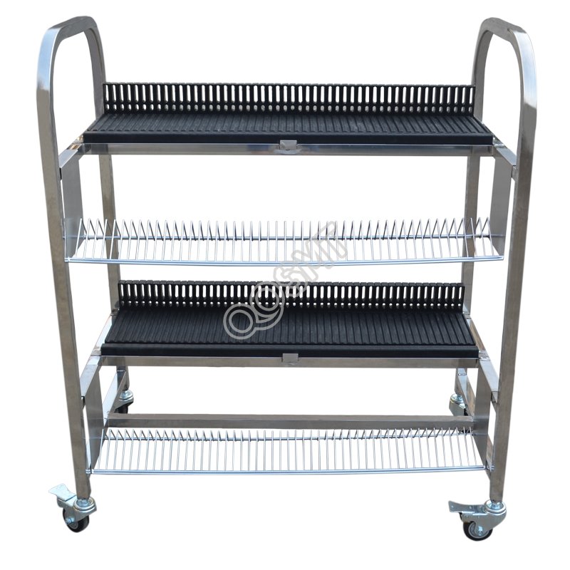 FUJI NXT Stainless Steel Feeder Cart, Feeder Storage Cart ,Feeder Trolley